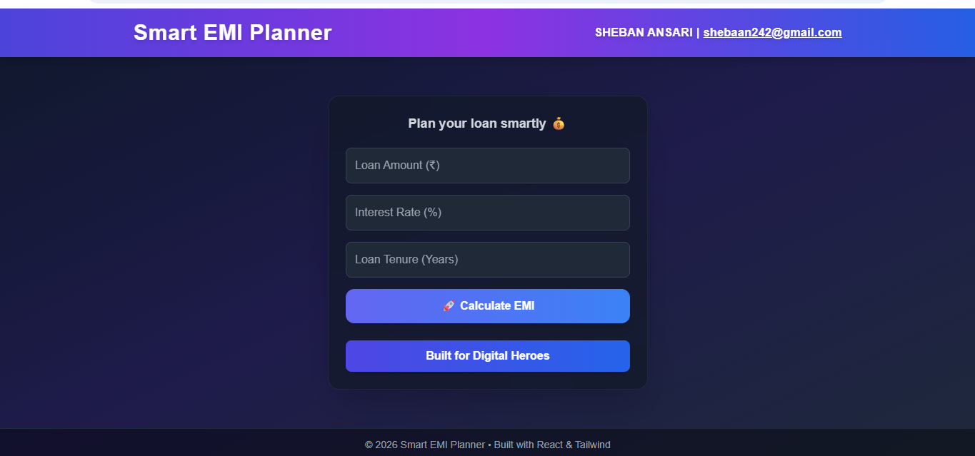 Smart EMI Planner